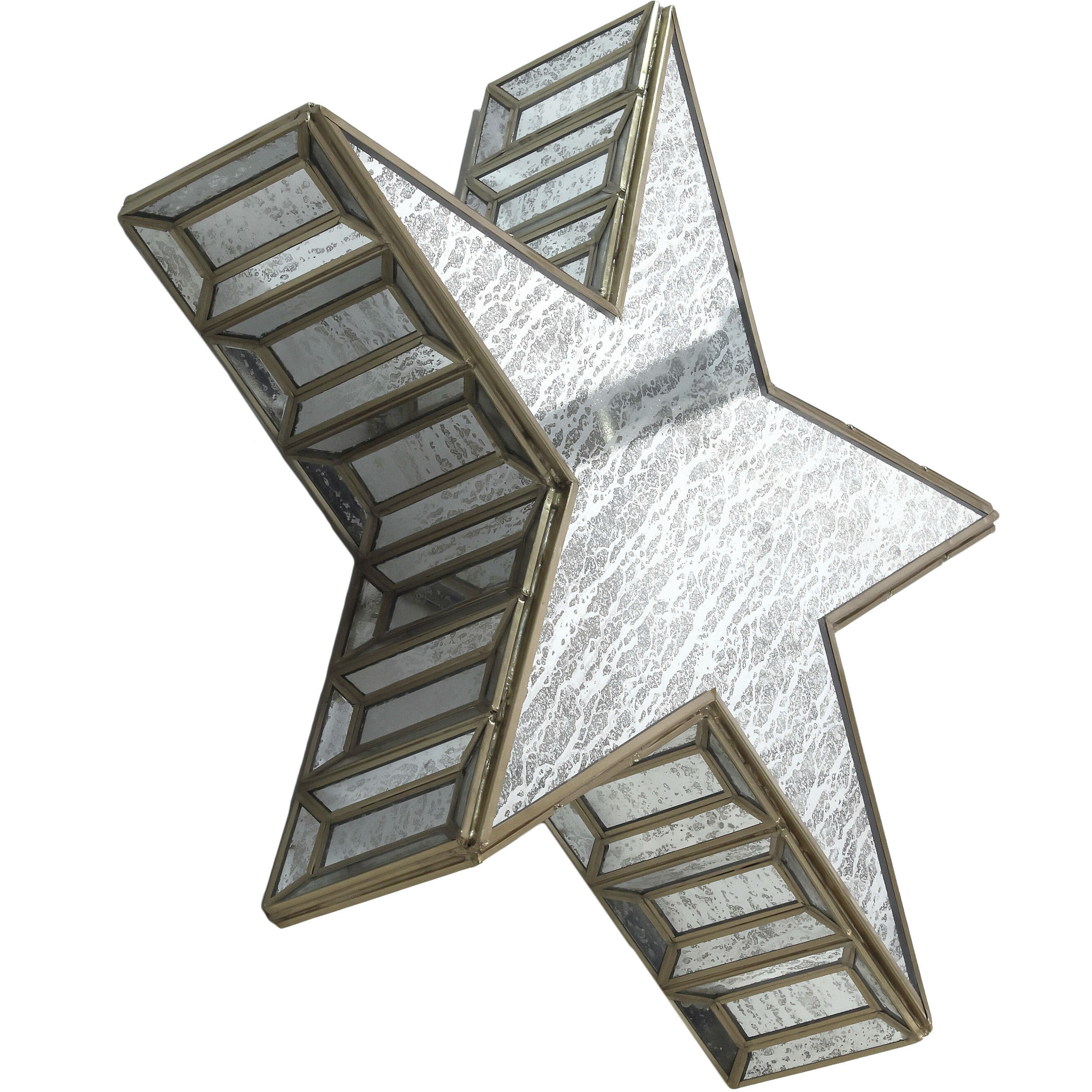 Luce Stellare 1 Light 22 inch Brass Antique Wall Sconce Wall Light, Star